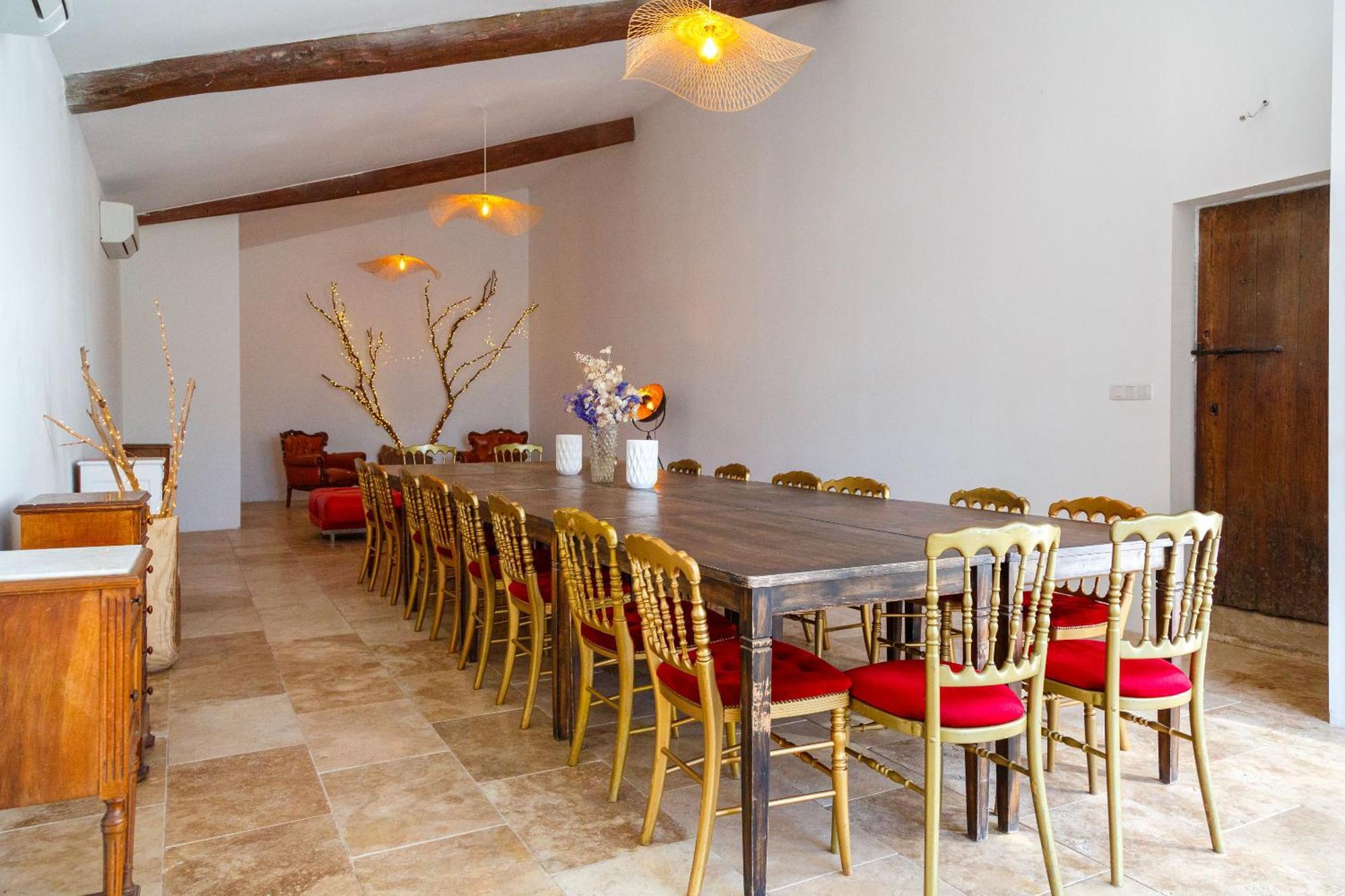 הוילה פרנה-לה-פונטיין Ritournelle En Provence 18 Personnes 4 Etoiles מראה חיצוני תמונה